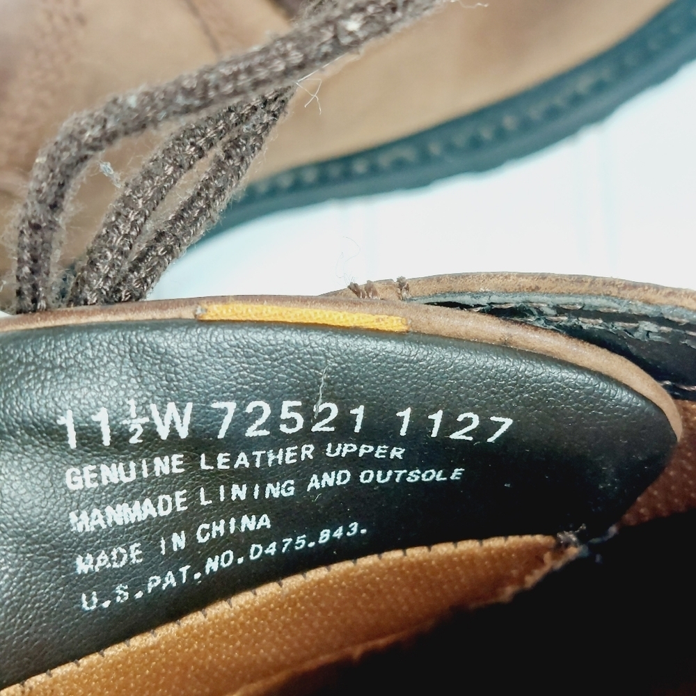 Timberland Men's 72521 Comfort Waterproof Leather Tan Lace Up Oxford Shoes A619 - Picture 12 of 14